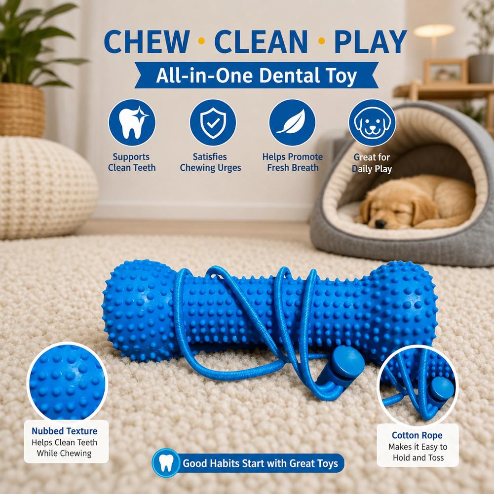 Dog Teething Dental Chew Stick - Teeth Cleaning Dog Chew Bone ulasan dan harga