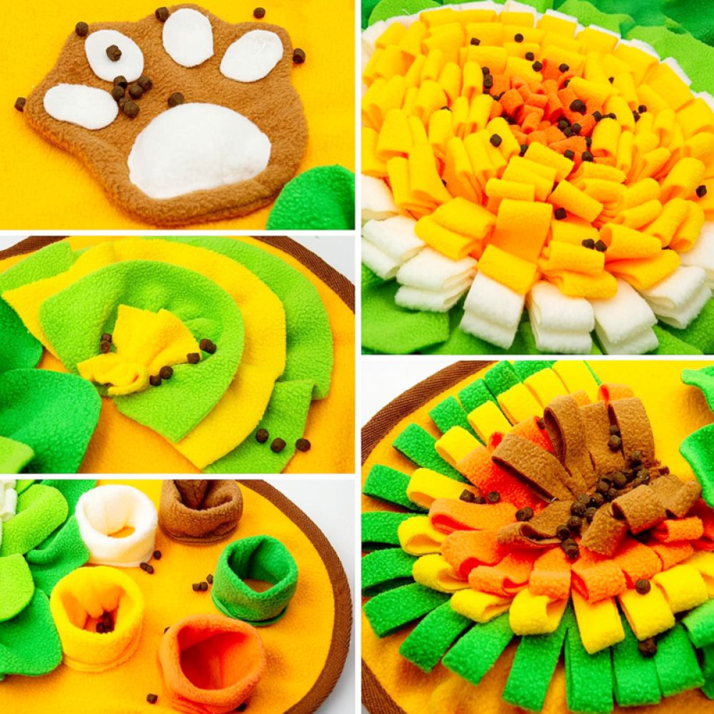 Dog Snuffle Mat Bone Design Pe - Dog Puzzle Feeder Toy ulasan dan harga