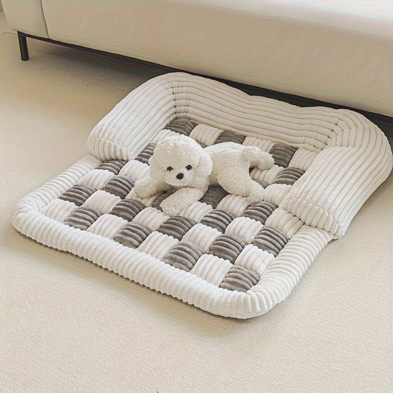 Plaid Pet Bed Mat , Super Soft - Pet Beds ulasan dan harga